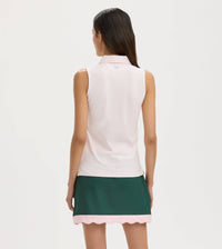 Sleeveless Cotton Polo