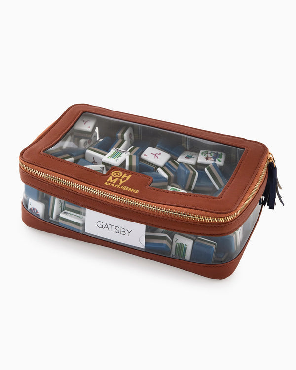 Cognac Tile Storage Bag