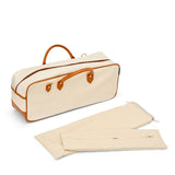 "Margo" Natural Mahjong Tote (Personalizable)