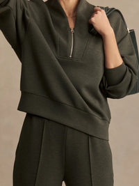 Davidson Sweatshirt- Olive Marl