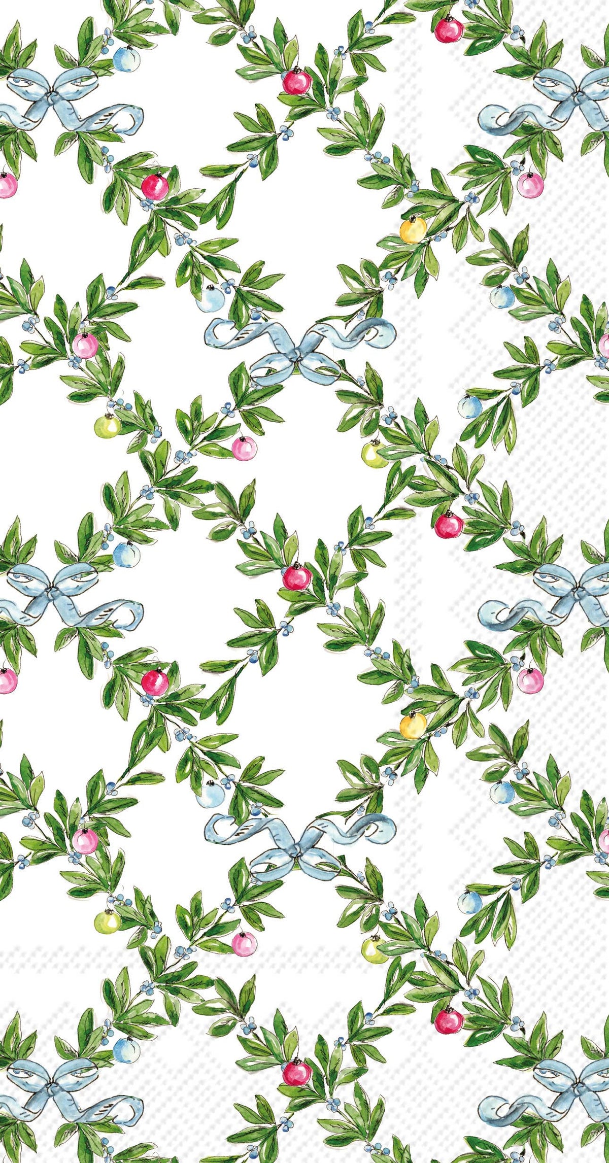 Paper Guest Towels 20ct Boxwood Ornaments Christmas