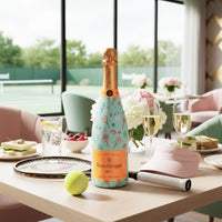Racquets & Ribbons Champagne Bottle Wrap