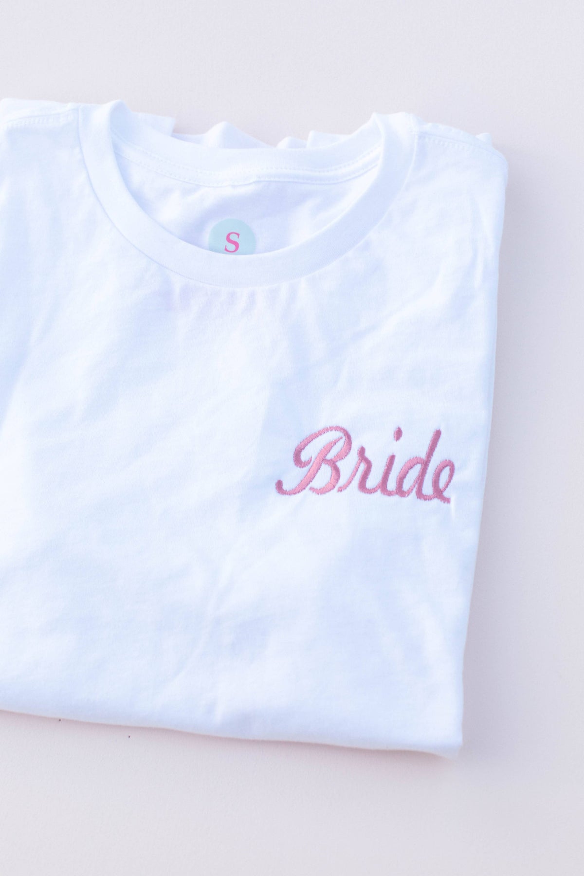 Bride Bridal Embroidery Graphic Tee