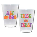 Hey Boo Shatterproof Frost Flex Plastic Cups (10)