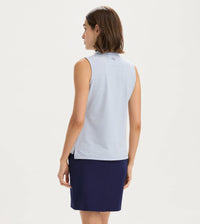 Sleeveless Cotton Polo