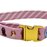 Cavalier Dog Collar - Pink