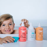 All-Natural Strawberry Shampoo, Body Wash & Bubbles