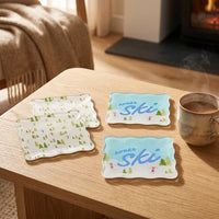 Aprés Ski Table Talk Acrylic Coaster Set