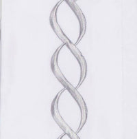 600 Thread Count Rope Embroidered Euro Sham Pairs