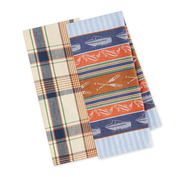 LAKE LIFE DISHTOWEL SET OF 2