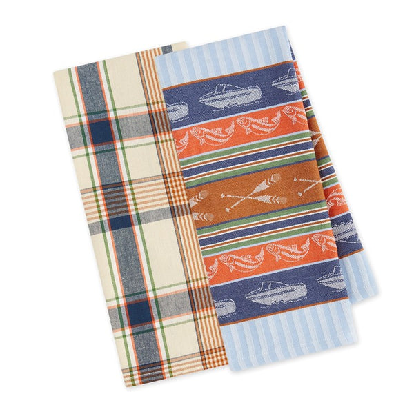 LAKE LIFE DISHTOWEL SET OF 2