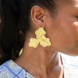 Kaia Raffia Flower Earring