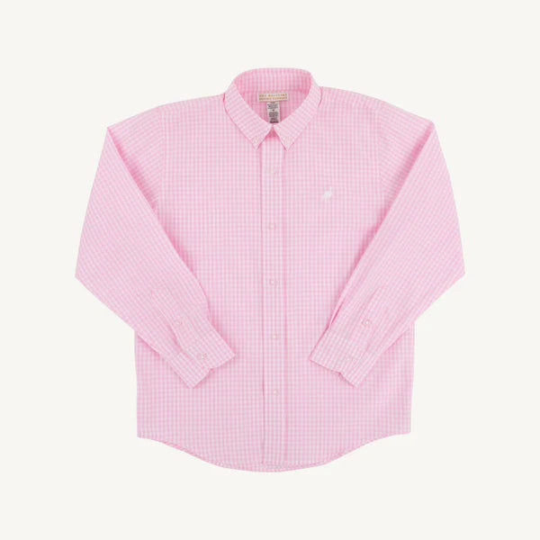 Dean's List Dress Shirt - Pink Greenbrier Gingham