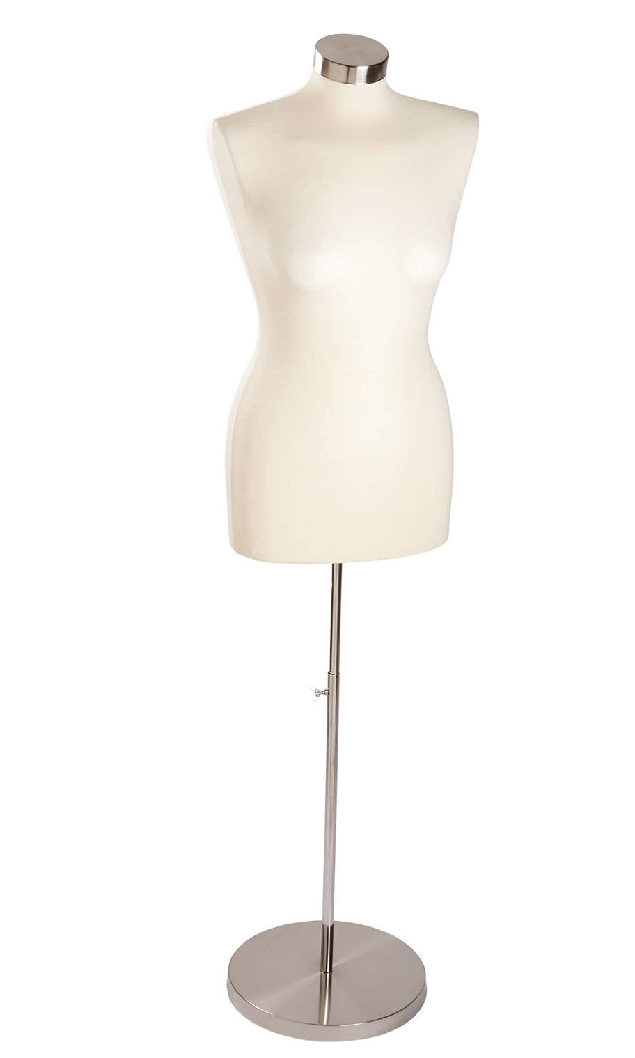 Economy Female Off-White Jersey Dressmaker Form