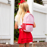 Girls Polo Top - White Pique