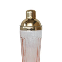 Glass Cocktail Shaker w/ Stainless Steel Top