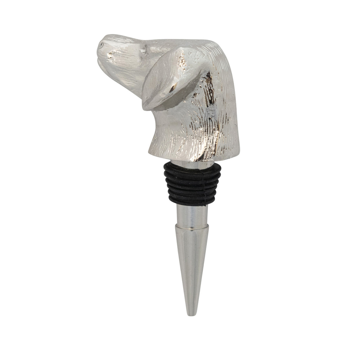 Cast Aluminum Dog Head Bottle