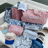 Oysters & Champagne - Navy Corduroy Trucker Hat