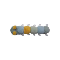 Plush Caterpillar, Blue, Green & Mustard