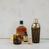 20 oz. Confetti Glass Cocktail Shaker w/ Stainless Steel Top