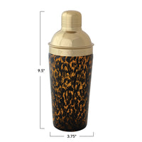 20 oz. Confetti Glass Cocktail Shaker w/ Stainless Steel Top