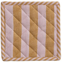 Woven Cotton Striped Pot Holder