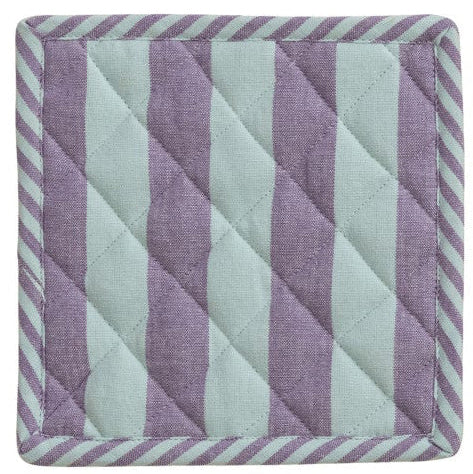 Woven Cotton Striped Pot Holder