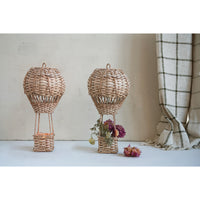 Hand-Woven Rattan Hot Air Balloon