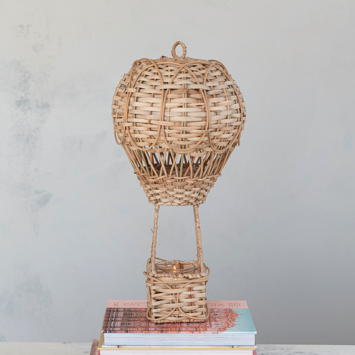 Hand-Woven Rattan Hot Air Balloon