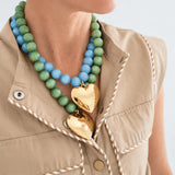 Dottie Heart - Acrylic Necklace