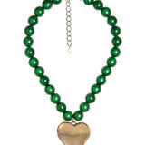 Dottie Heart - Acrylic Necklace