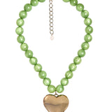 Dottie Heart - Acrylic Necklace
