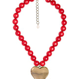 Dottie Heart - Acrylic Necklace