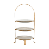 Juliska Rattan 3 Tiered Plate Server