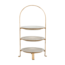 Juliska Rattan 3 Tiered Plate Server