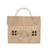 Olliella Rattan Casa Clutch Straw