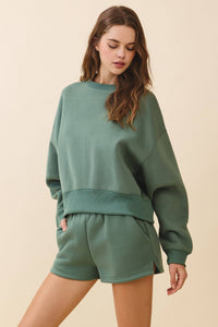 Dropped Shoulder Sweatshirt