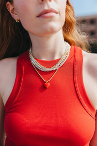 Reign Enamel Heart Charm