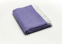 Fringed Herringbone Throws