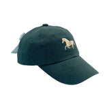 Horse Bow Baseball Hat (Baby, Youth)