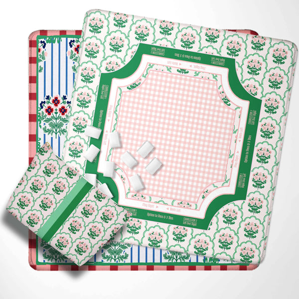 Mahjong Mat, Grand Millennial, Cottage Core, Preppy