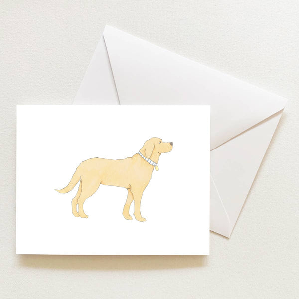 Golden Pup Sleeved Note Card