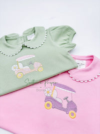 Scalloped Collared Girls Shirt