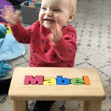 Personalized Puzzle Name Bench (Uper Case + 1 sign )