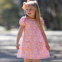 Pumpkin Paws Pocket Dress