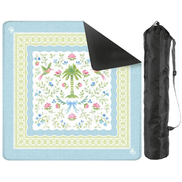 🌴 Palm Garden Party Mahjong Mat – Palm Estate Collection