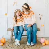 Pumpkin Pearl Gemstone Headband - Kids Hair Accessories