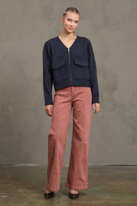 Vintage Seam Wide Denim - RB1056