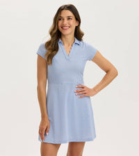 Scallop Polo Dress