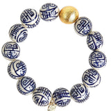 Georgia Chinoiserie Beaded Bracelet